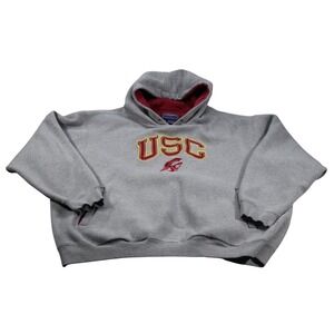 USC Trojans Sweatshirt Mens 2XL Gray NCAA College Football Champs Sports